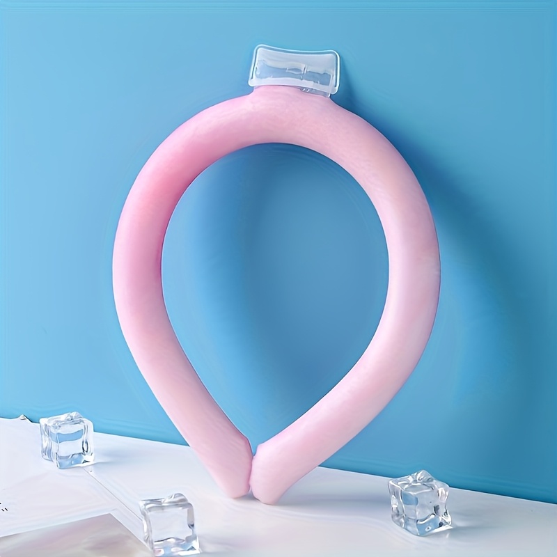 TEMU 1 Piece Of Neck Cooler, A Ring Tube Designed For Outdoor Use, Featuring A Reusable That Freezes Below . Ideal For Days, It A Great Gift For Outdoor Sports, Camping, And Travel.