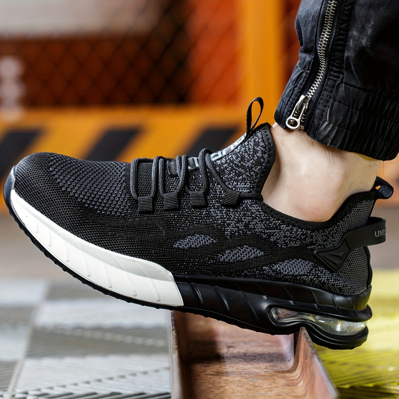 mens steel toe safety sneakers puncture resistant Temu Australia