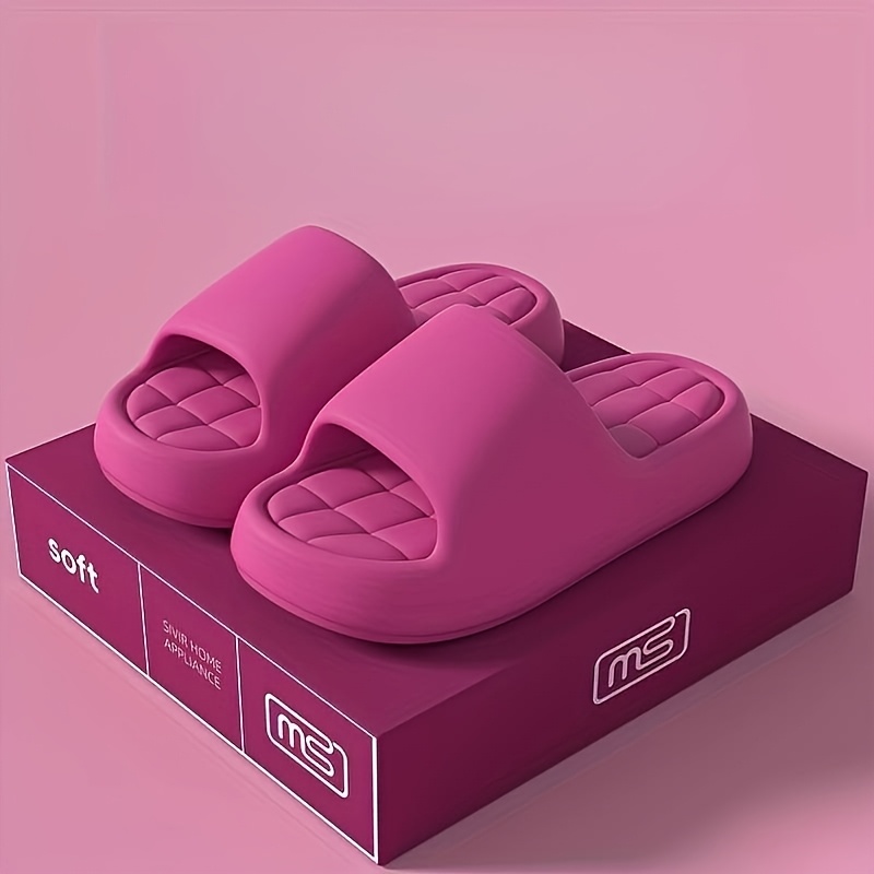 5 colors womens cloud slippers ultra soft cushioned eva sole lightweight non slip pillow sandals indoor outdoor use bathroom shower shoes yoga fitness slippers women shoes