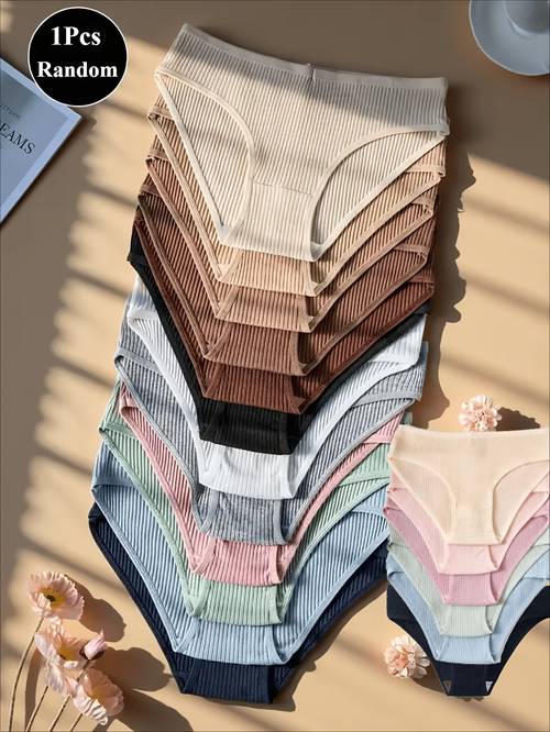 12 piezas de productos que se venden en 90 países y de todo el mundo. 1 pieza aleatoria de ropa interior de tiro medio con y cómoda, transpirabilidad agradable y colores surtidos. diseñada para no ser transparente y de ceñido, es adecuada