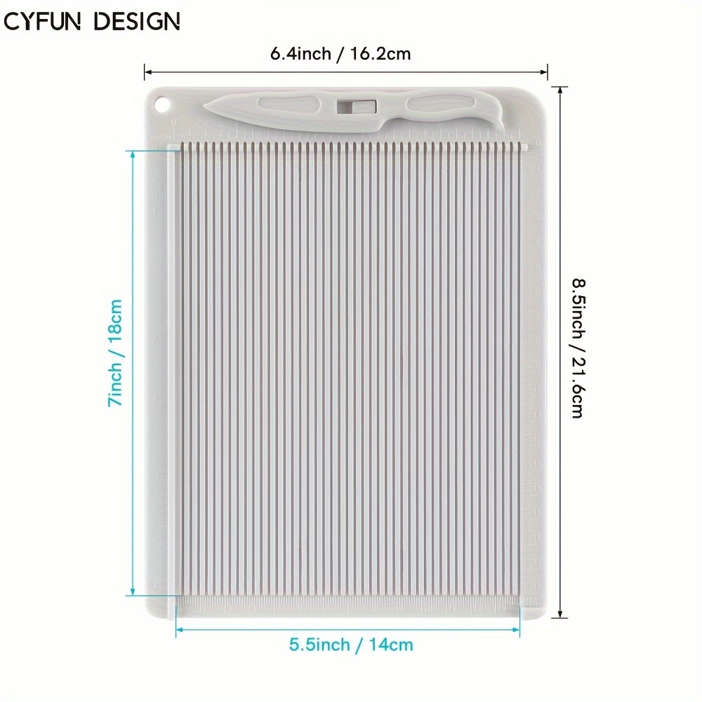Design 16.2x21.6cm/6.4x8.5inch Mini Score Board Envelope Maker For Card Makers ; Score Lines Your Cards For Dimension Crafting Tool