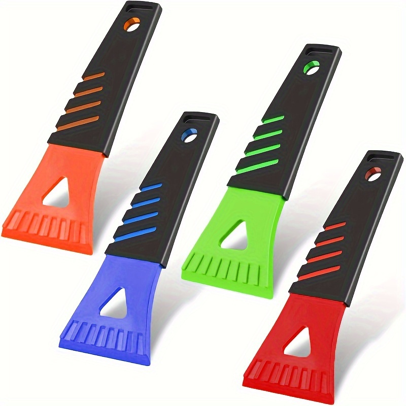 

1pc Winter Car Ice Scraper - Plastic, Non-electric, Front Position, Defrosting And For Cars And Small Trucks