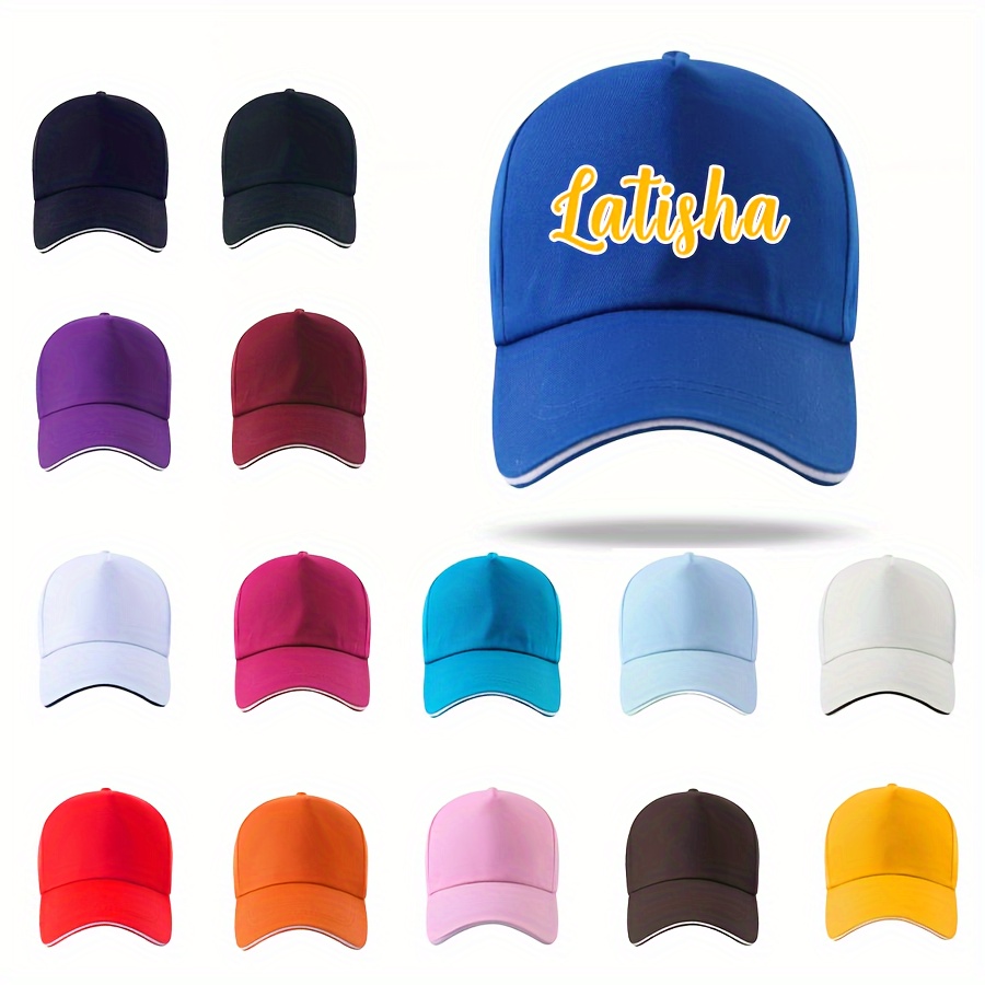 

Customizable Cotton Lycra 5-panel Baseball Cap With Metal Buckle, Personalized Text/logo, Unisex, Perfect For Parties