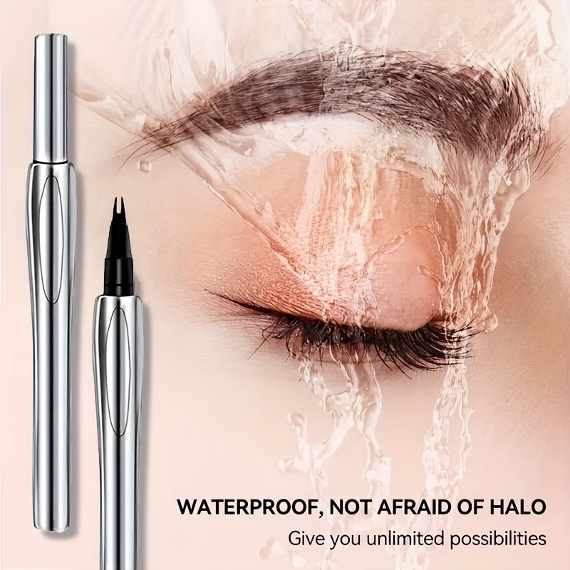 2 Forked Eyebrow Pencil, Create Natural And Beautiful Eyebrows, Suitable for All Makeup Styles, Long-lasting Waterproof And Sweatproof, Not Easy to Smudge, 3 Colors to Choose from, Perfect Gift, Valentine'S Day Gift.