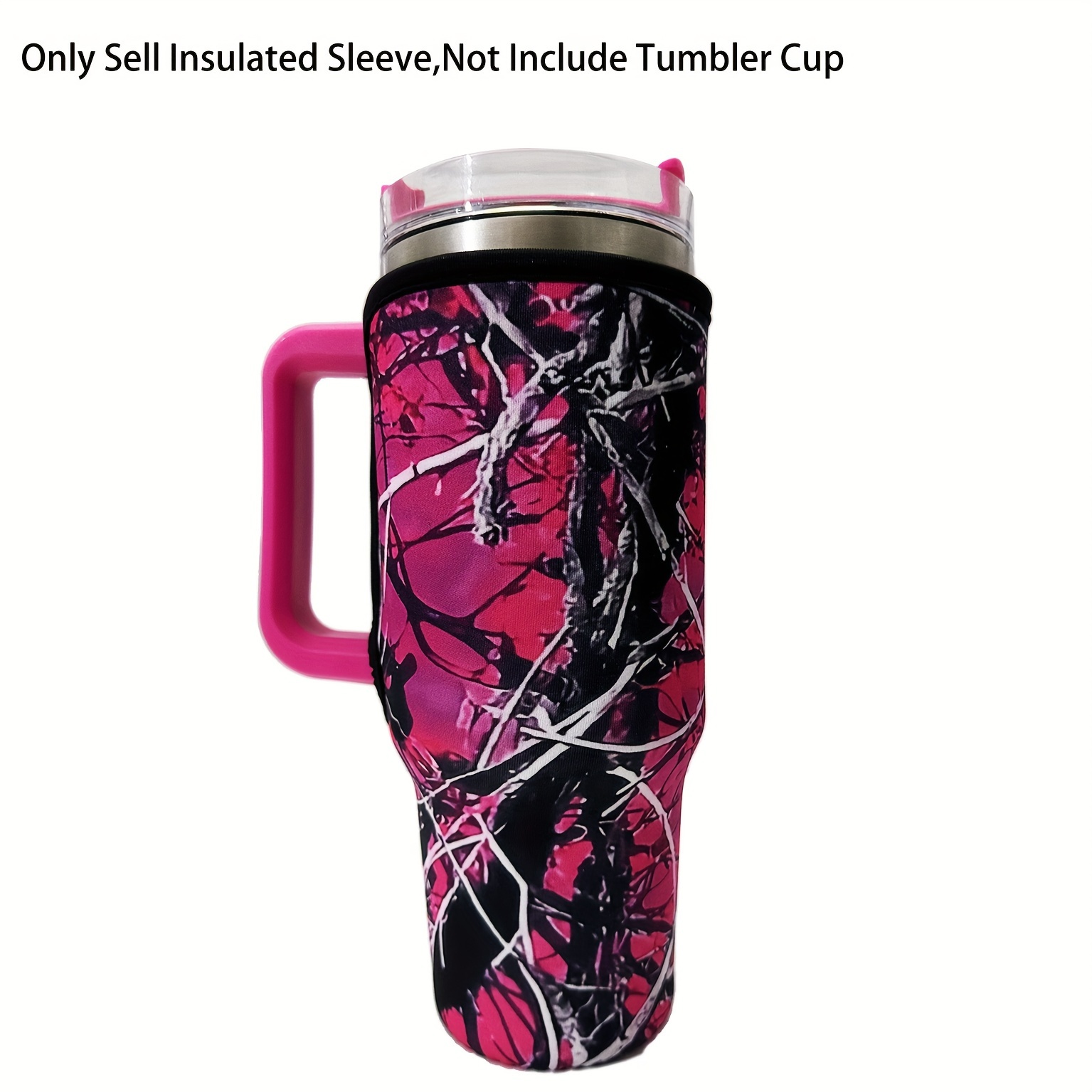 TEMU [popular ] One-piece 40oz Protective Cup Cover, Detachable, Anti-slip, Keeps Cold And Hot, Sports And Outdoor