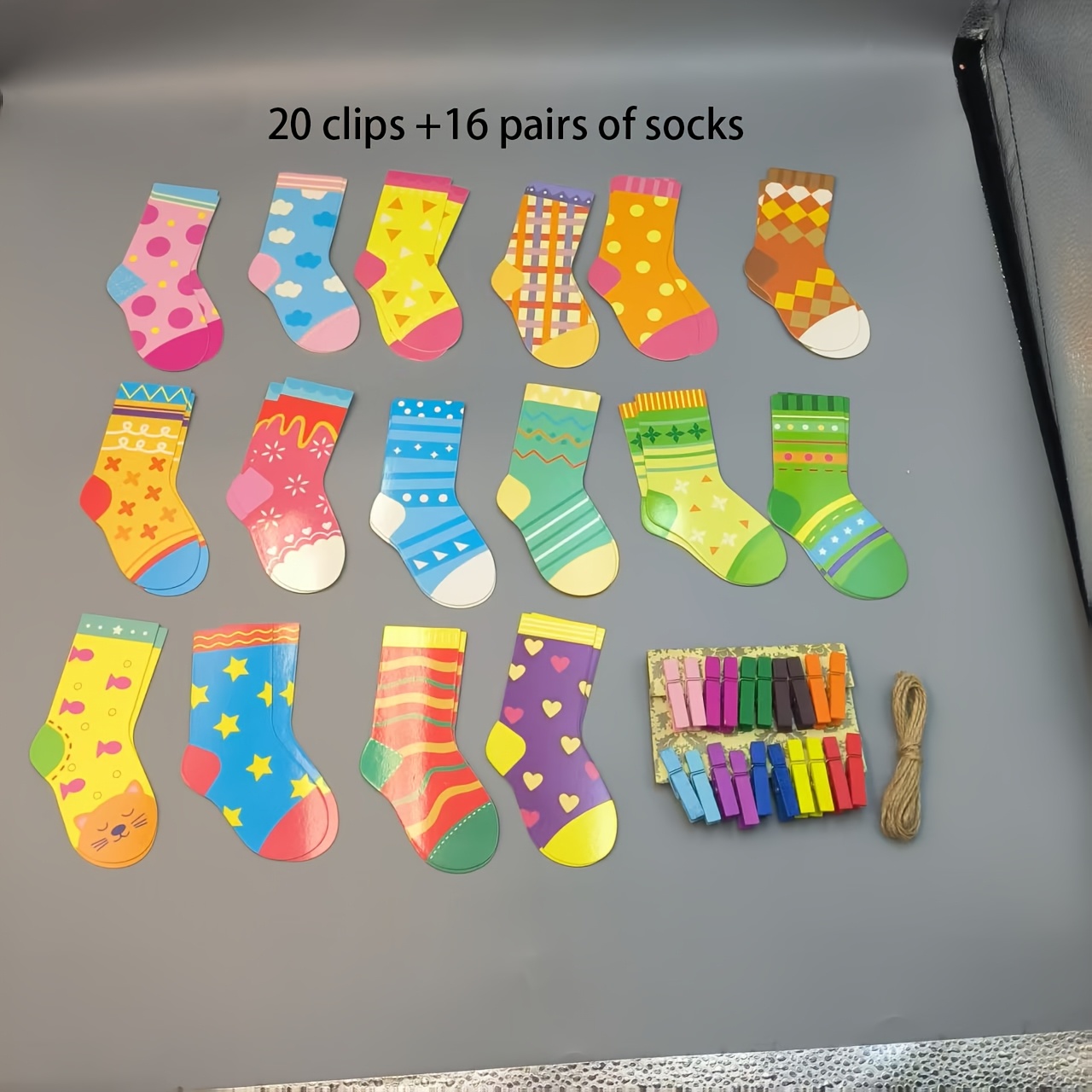 16/32 Skills Matching Games - Mixed-color Educational And Intellectual Toys, Made Of Paper Materials, Suitable For Cognitive Development In Schools And Kindergartens