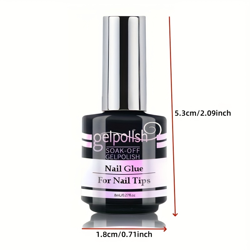 Super Strong Nail For Acrylic Nails Nail Tips Press On Nails Fake Nails Brush On Application Durable & Long- Lasting False Nail