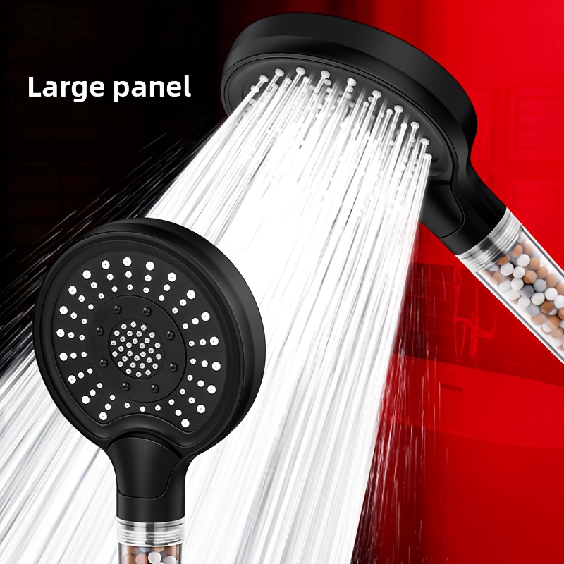 High Pressure Filtered Handheld Shower Head with 6 Spray Modes