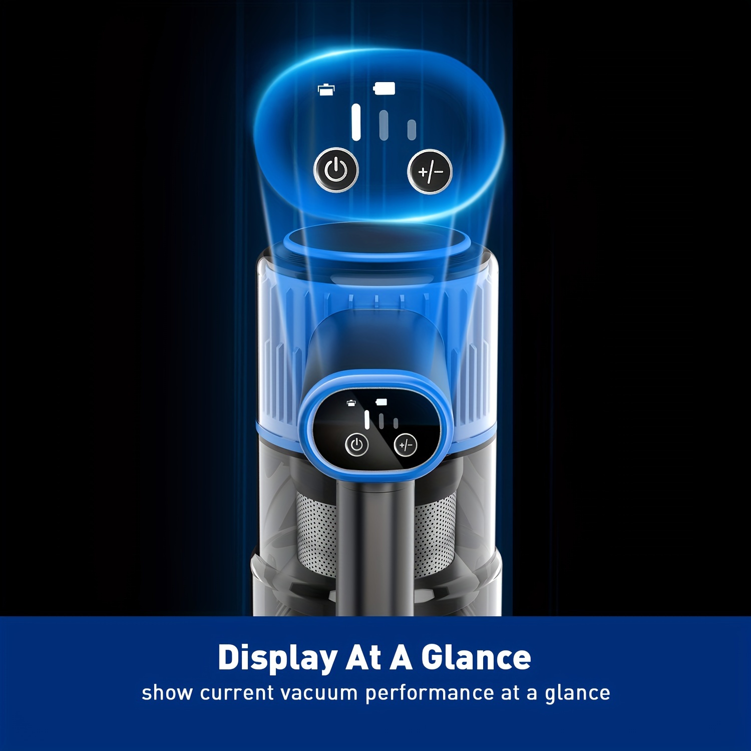 Cordless Vacuum Cleaner with Anti-Tangle Floor Brush