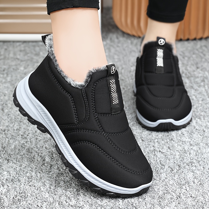 Women's Snow Sports Warm Boots, Fleece Thickened Insulated Shoes