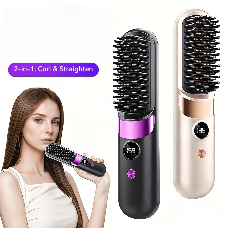 Portable Wireless Bang Comb with USB Rechargeable Design