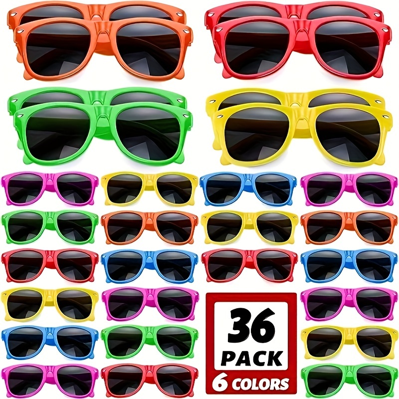 

Valentines Kids Sunglasses Party Favors, 36pack Neon Sunglasses For Kids, Boys And Girls, Great Gift For Birthday Party Supplies, Beach, Pool Party Favors, Fun Gift, Party Toys