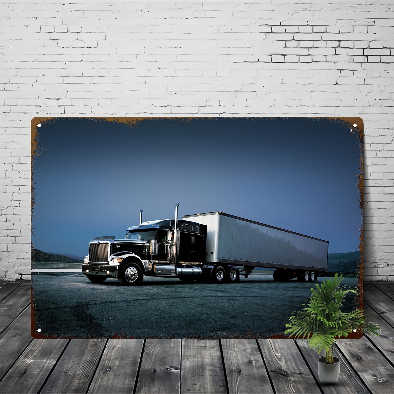 

1pc Iron Painting For Truck 20*30cm/8*12inch