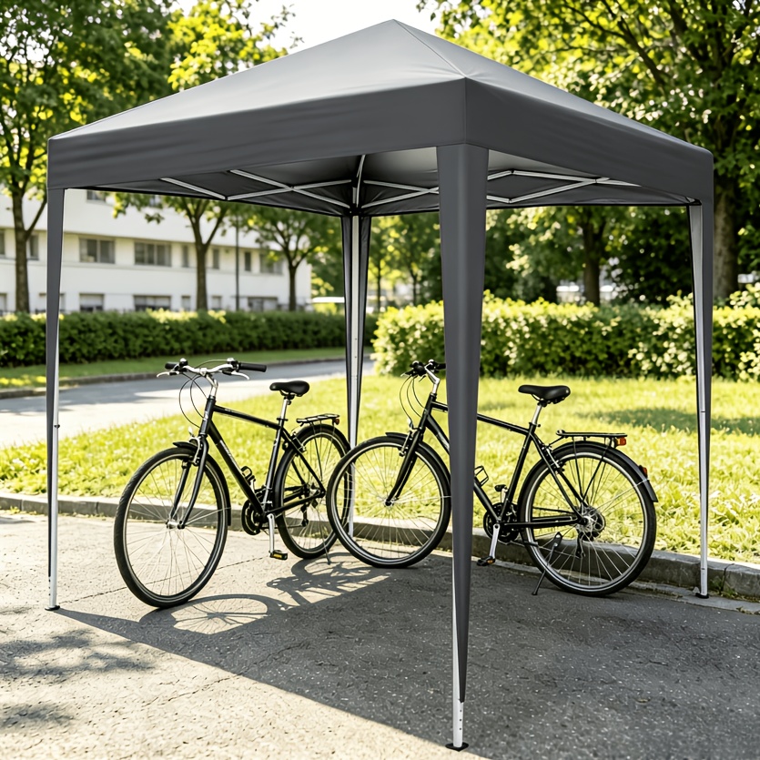 TEMU Tente abri voiture pop-,12*3,12/2,12*2,, auvent de rangement extérieur, abri portable pliable pour voiture, camion, bateau, vélo, tonnelle