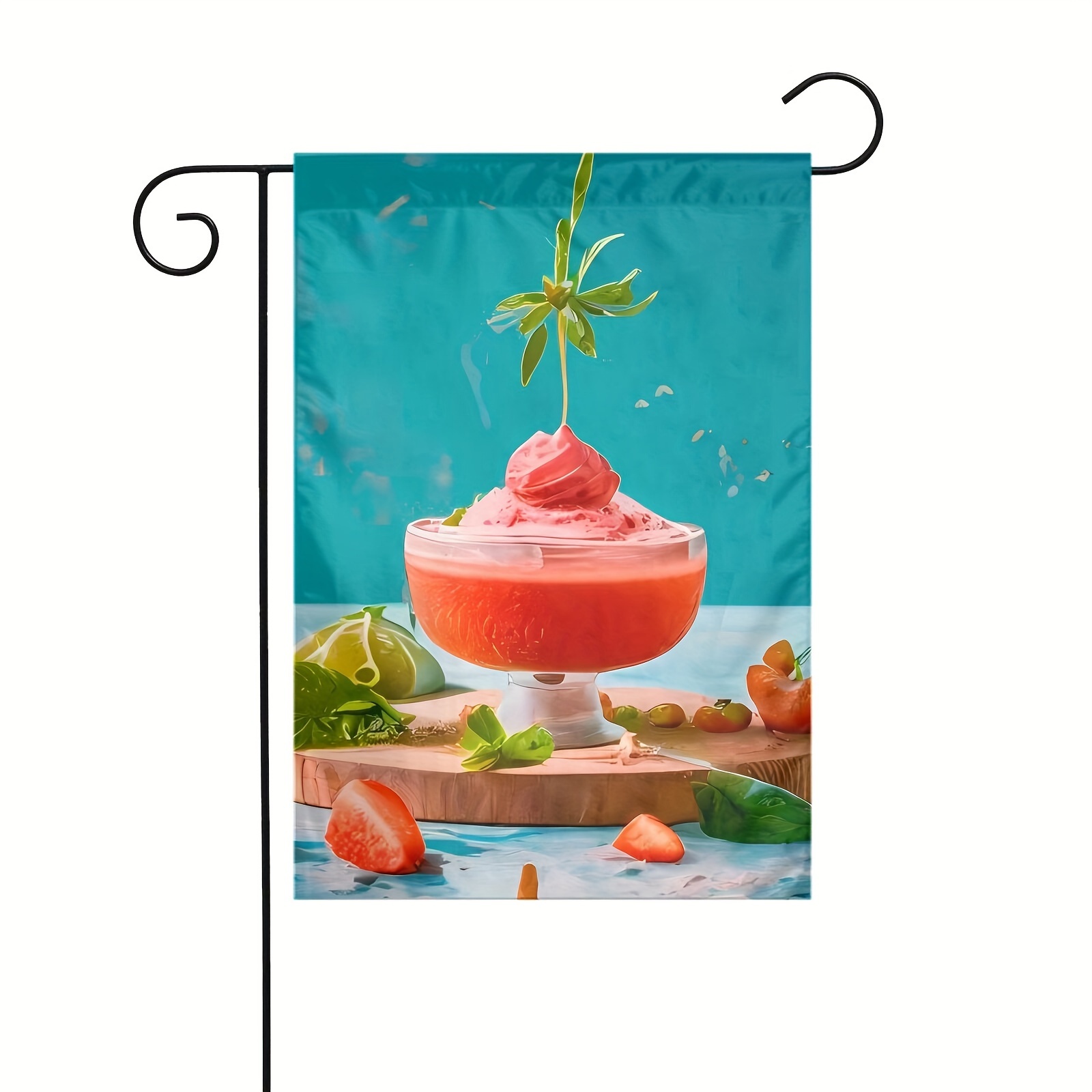 Summer Fruit Ice Cream Garden Flag Outdoor Decoration - Temu Canada