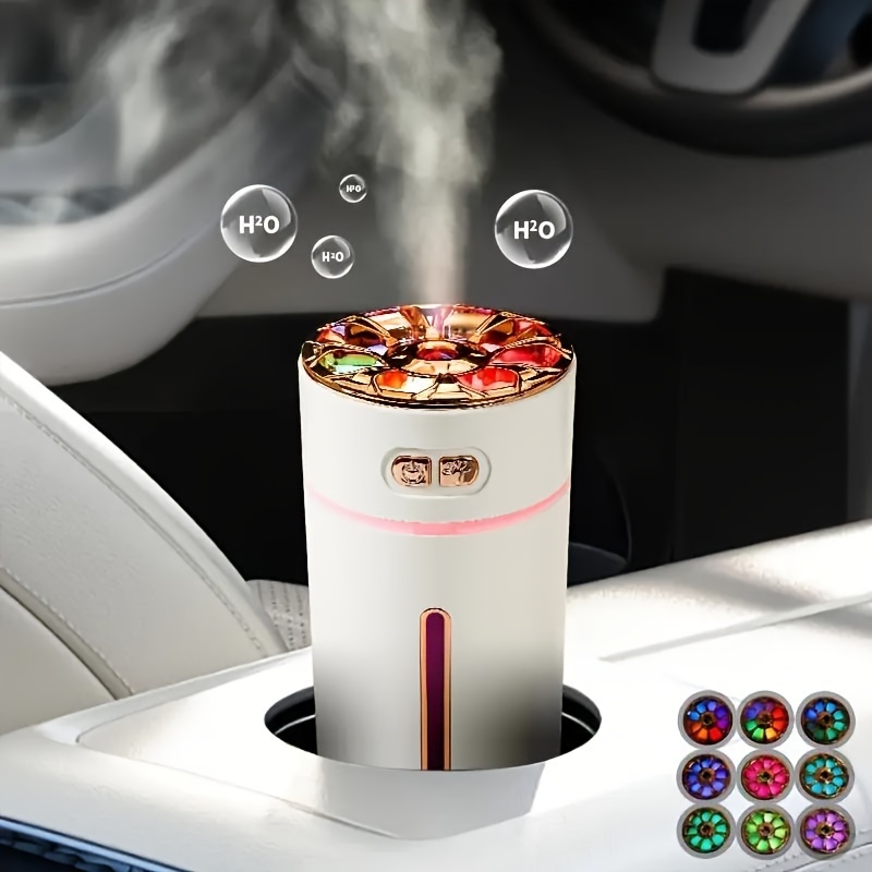 

Car Humidifier, Car Aromatherapy Essential Oil Diffuser, Mini Shape, Convenient To Carry, Suitable For Car, Office, Bedroom