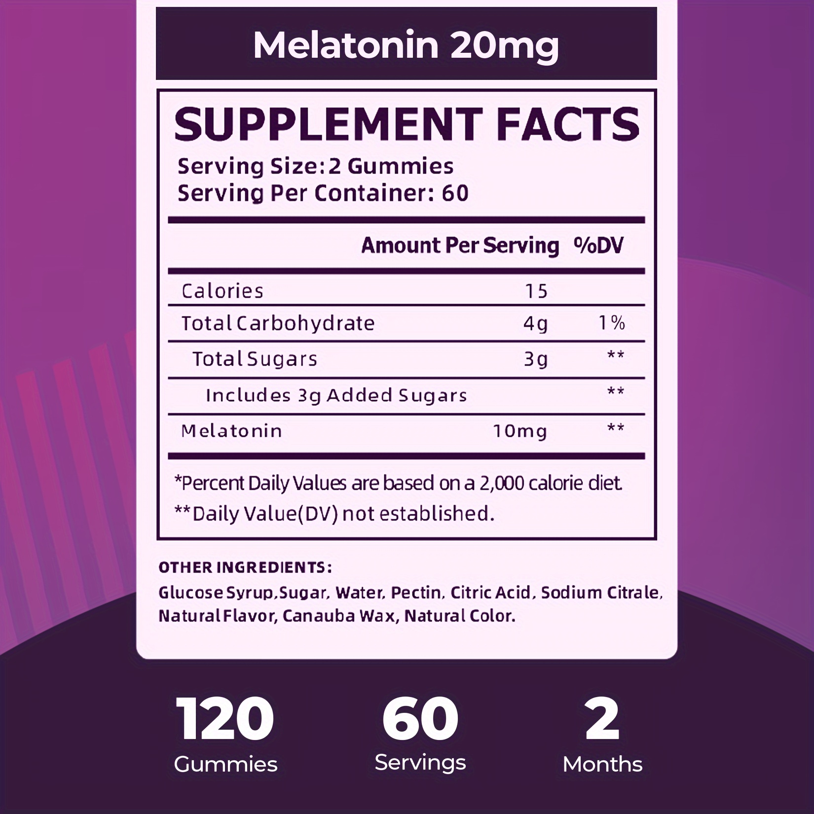 gummies sleep supplements for men and women 60 gummies   aid   strength sleep gummies with 10mg of   per gummy supplement   flavor details 0