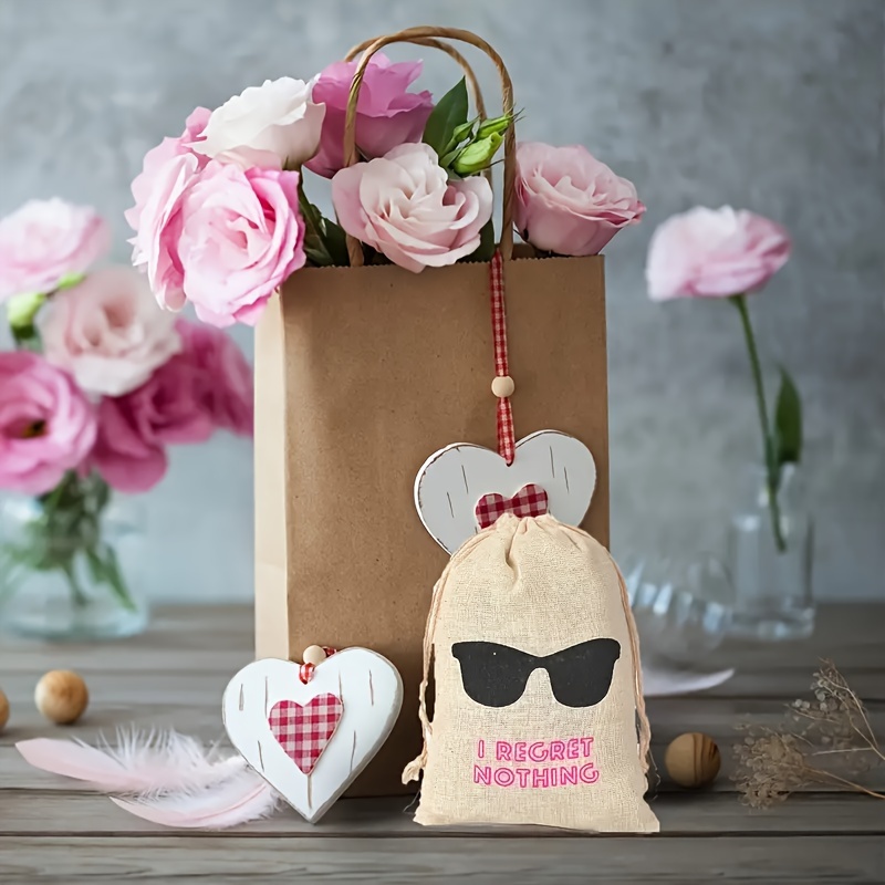 12psc Party Drawstring Gift Bag, Pink Bridal Shower for Single Women  Wedding Single Party Supplies, Wedding Night Accessories