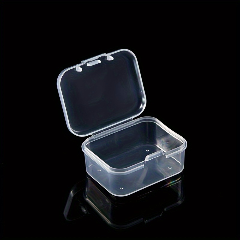 

5pcs Clear Storage Boxes With Lids, Portable And Airtight, Jewelry And Accessories -jewelry Making Display & Packaging Supplies