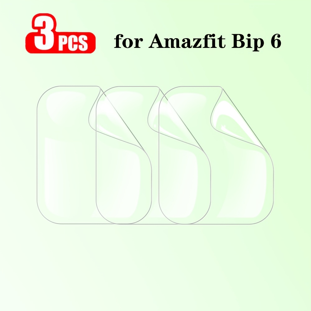 TEMU 3pcs Screen Protector For Bip 6 Anti-scratch Hydrogel Film Full Coverage Soft Protective Film Accessories