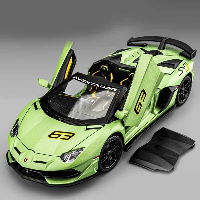 Image of 1:24 Scale Svj Diecast Model Car, Alloy Collectible Vehicle With , Detailed Static Display Model For Home Desktop Decoration, Ideal Gift For Car Enthusiasts, Birthday And New Year Present