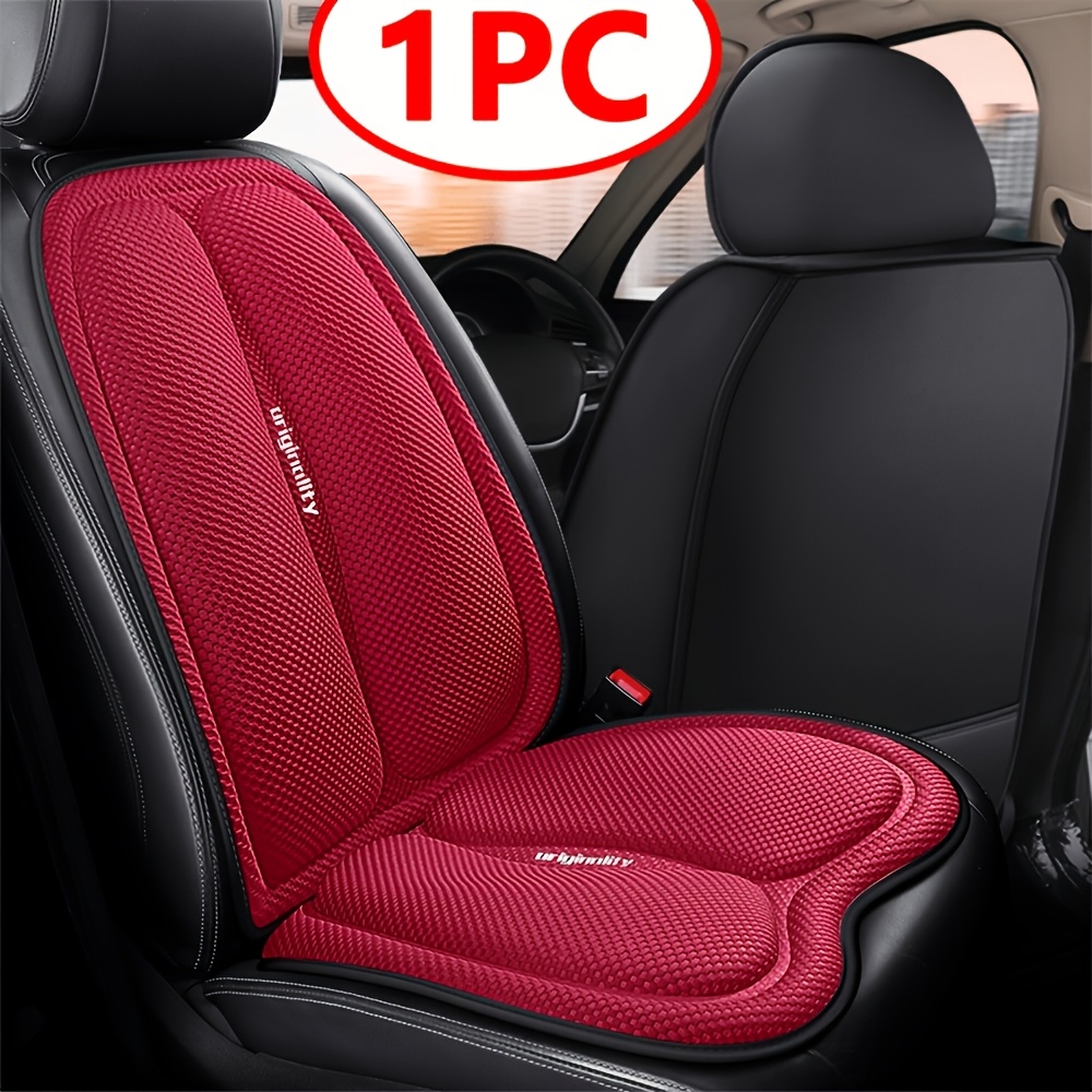 TEMU Car Seat Cushion With Backrest, Non-slip Comfortable Seat Protector Cover, Suitable For 's Seats, Office Chairs And Home Use - Driving Cushion,