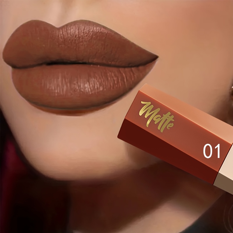 Pudaier Waterproof Matte Velvet Lip Gloss Long-Lasting Nude Shades in 13 Colors