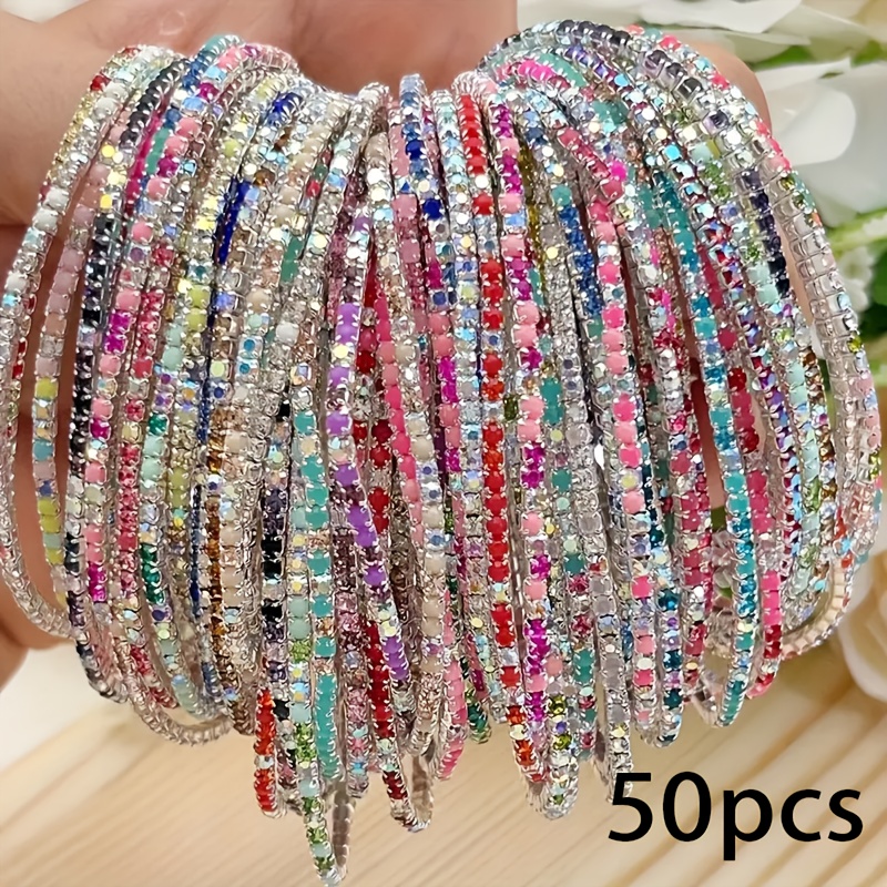TEMU 10/15/ pz di Stile di Nicchia con Design e Ispirato agli Influencer, Regalo per la Amica, per Illuminare il Tuo Polso, Colori Multipli