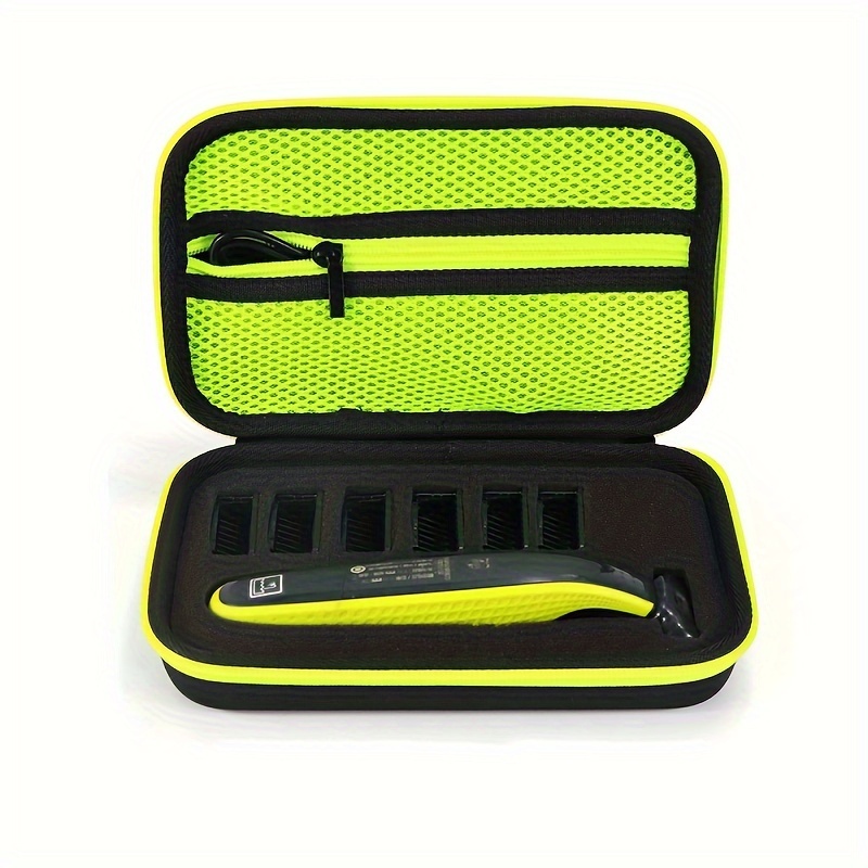 

Small Zipper Razor Travel Case, Nylon Protective Storage Box, Portable And Durable, Simple Style, Outdoor Storage Bag