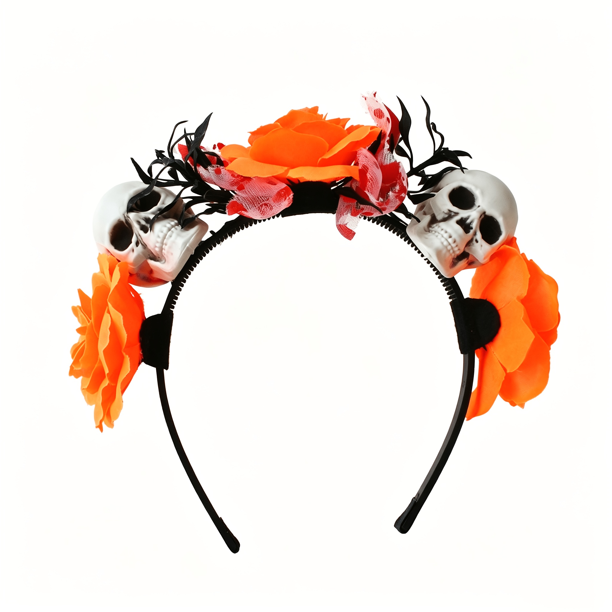 TEMU 1pc Blood Mesh Headband, Horror Retro Gothic Style, Suitable For Halloween Makeup Parties, Bride Styling, Photoshoots