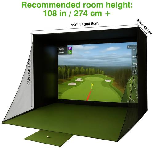 1 10x8 simulator shell golf practice ball with double layer impact screen 250 miles per hour suitable for home and garage training professional golf practice ball