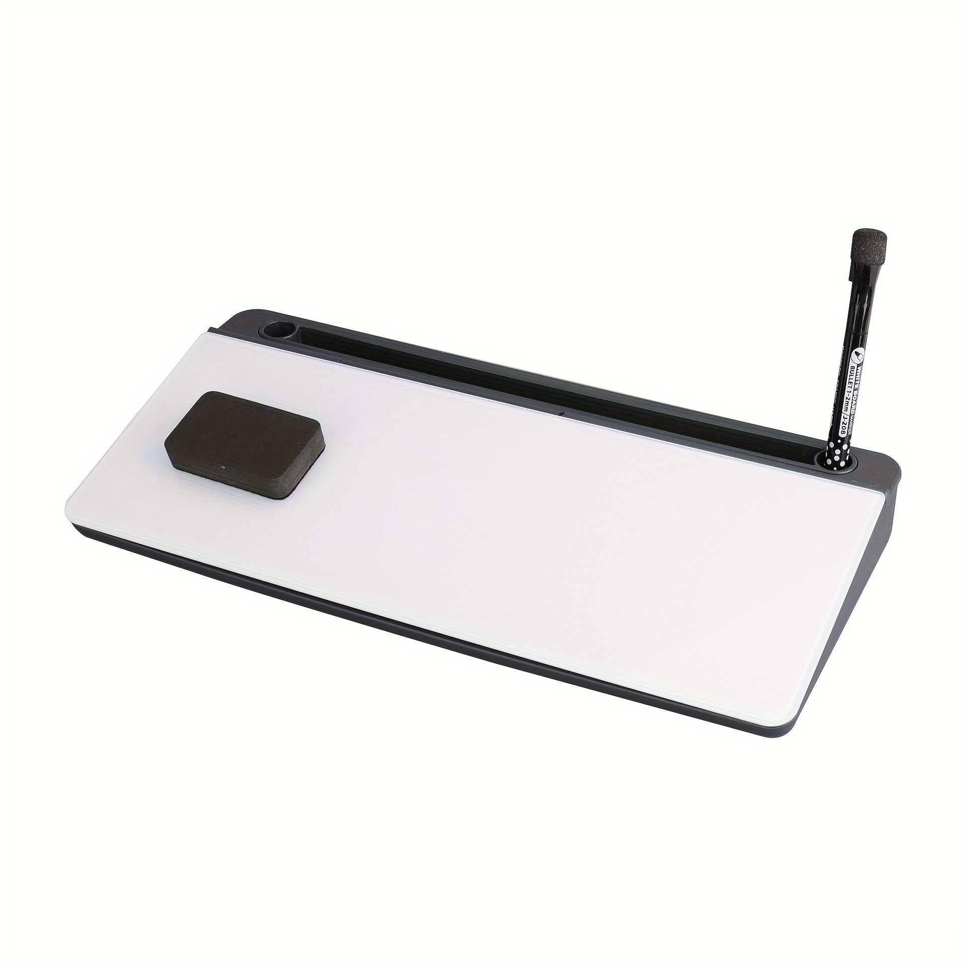 E-shop Whiteboard mit Glasoberfläche zum Abwischen, inklusive Tastaturständer und eingebautem Schubladensystem - ein vielseitiges Schreibfeld, für