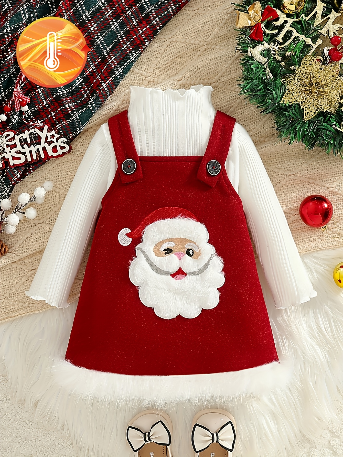 Papá Noel Ropa NavideÃ±a Para Bebes Ropita De Papa Noel Ropa De