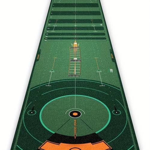 1 golf putting training mat multi angle precision putting practice for distance calibration realistic putting experience suitable for all skill levels indoor office use polyester fiber