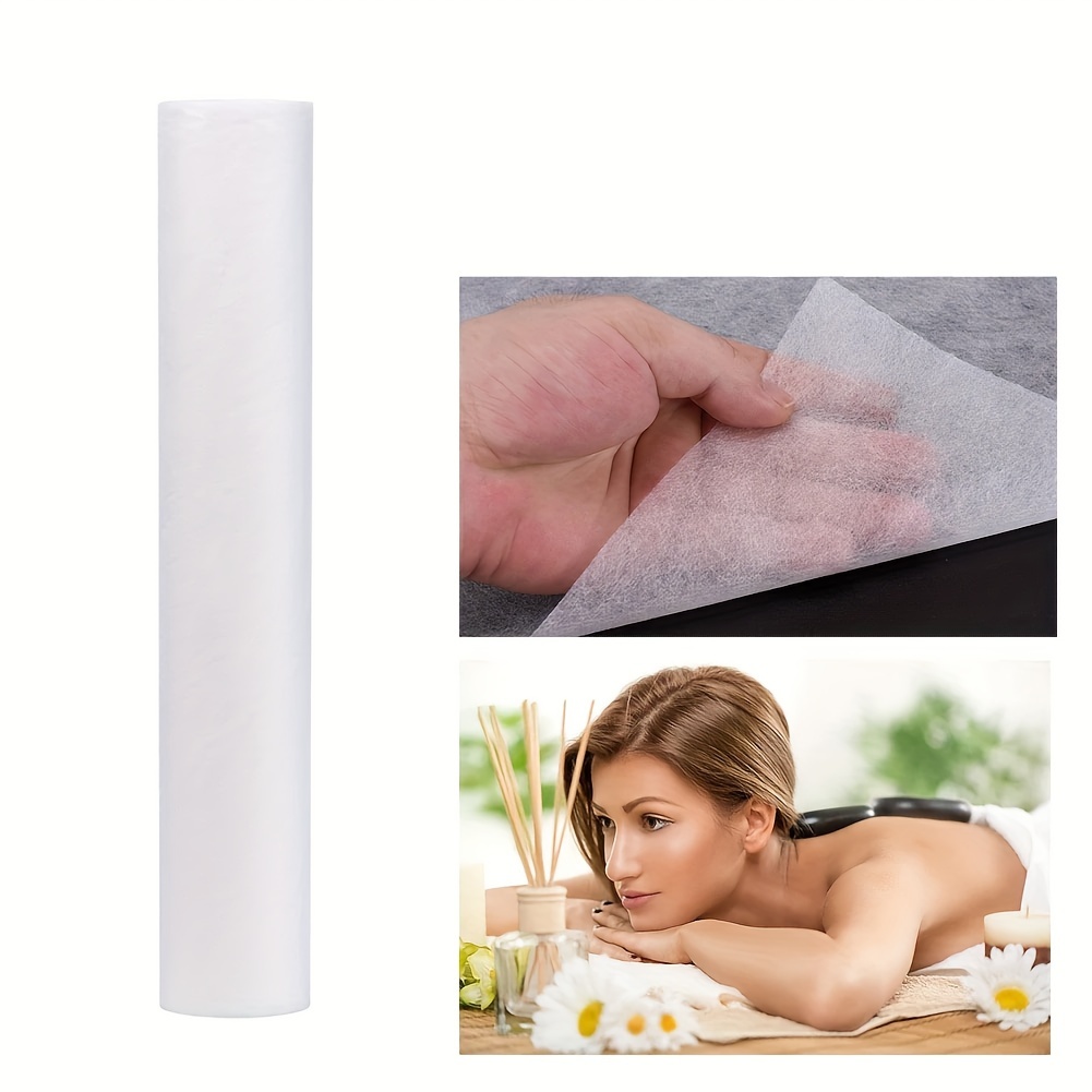 

50pcs/roll Disposable Spa Salon Massage Bed Sheets Non-woven Headrest Paper Roll Table Cover Tattoo Supply Massage Mattress Sheet