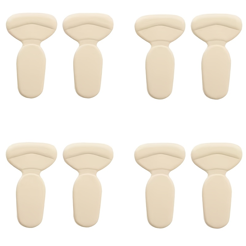 E-shop 8 Stück Anti-Verschleiß Fersenpads, Schuhe von Groß zu Klein umstellen, Anti-Fall Fersen-Halbgrößen-Pads, High-Heel Einlegesohlen,
