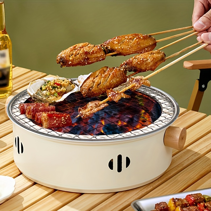 Charcoal Bbq Grill Multifunctional Mini Smokeless Barbecue Temu