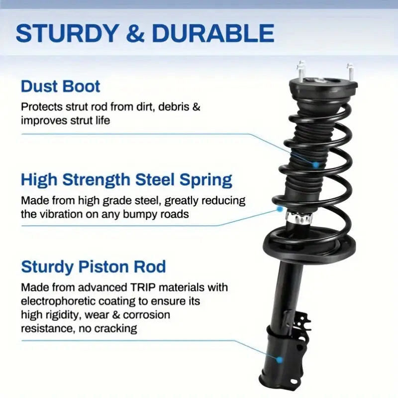 Unity Automotive Rear Left Complete Strut & Spring Assembly – 2002-2003 Toyota Camry