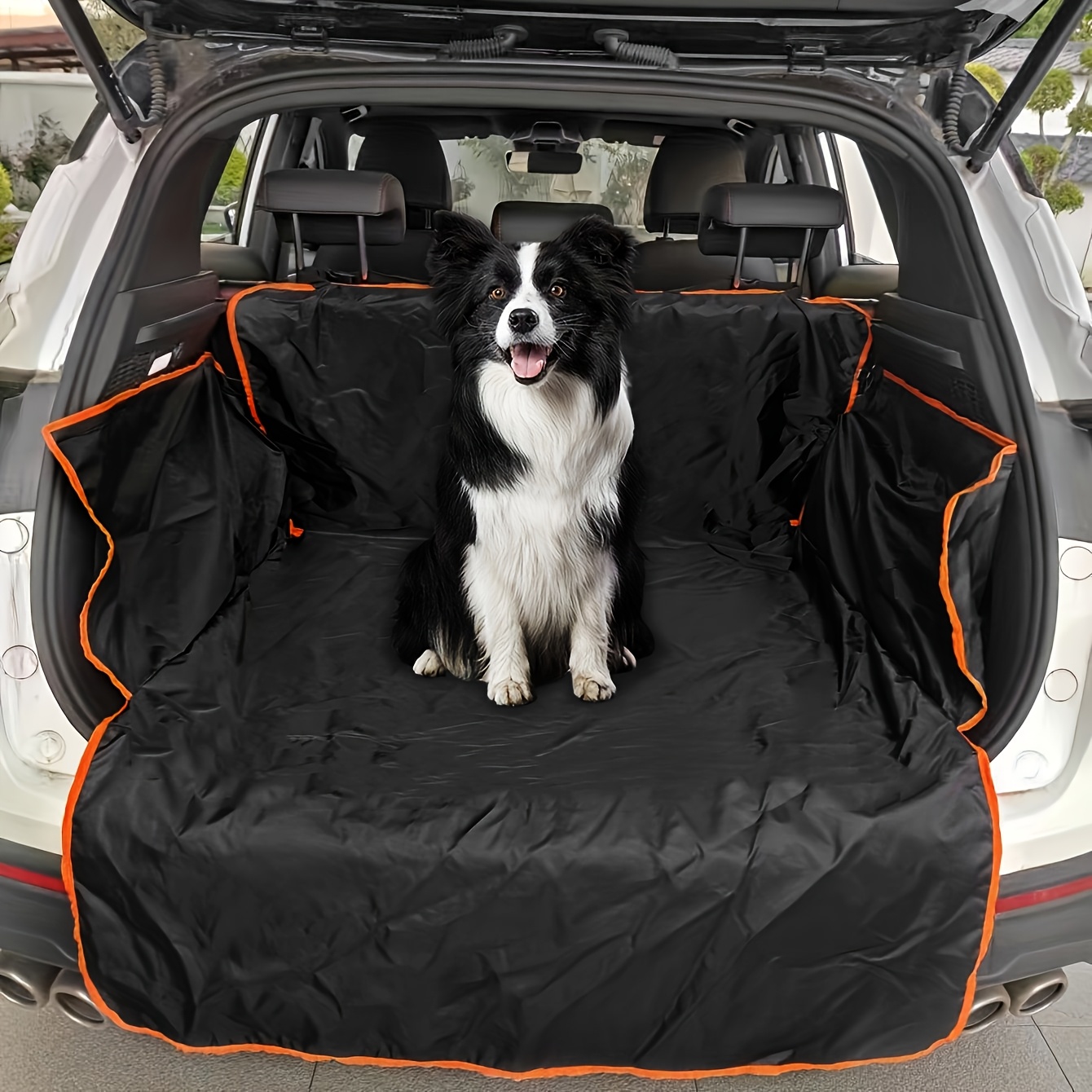 TEMU Pet Hot Mat, Rear Seat Trunk Dog Car Multi-functional Anti-dirt Travel Isolation Pad, Pet Outing Car Pet Mat, Trunk Anti-slip Foldable Dog Pad