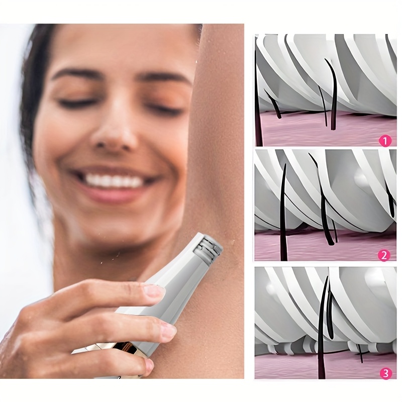 5 in 1 womens electric shaver usb rechargeable bikini and eyebrow trimmer leg hair remover nose hair remover multifunctional beauty set 5 in 1 womens shaver personal care device perfect gift for friends Product details 5