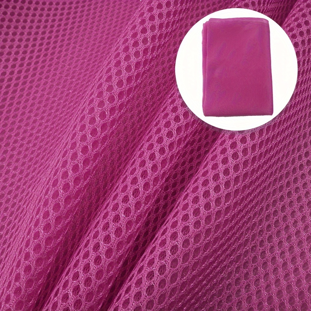 Image of 1pc-59x19.68inch(150x50cm) Plain Solid Color Premium Mesh Fabric Diy Handmade Fabric Precut For Craft