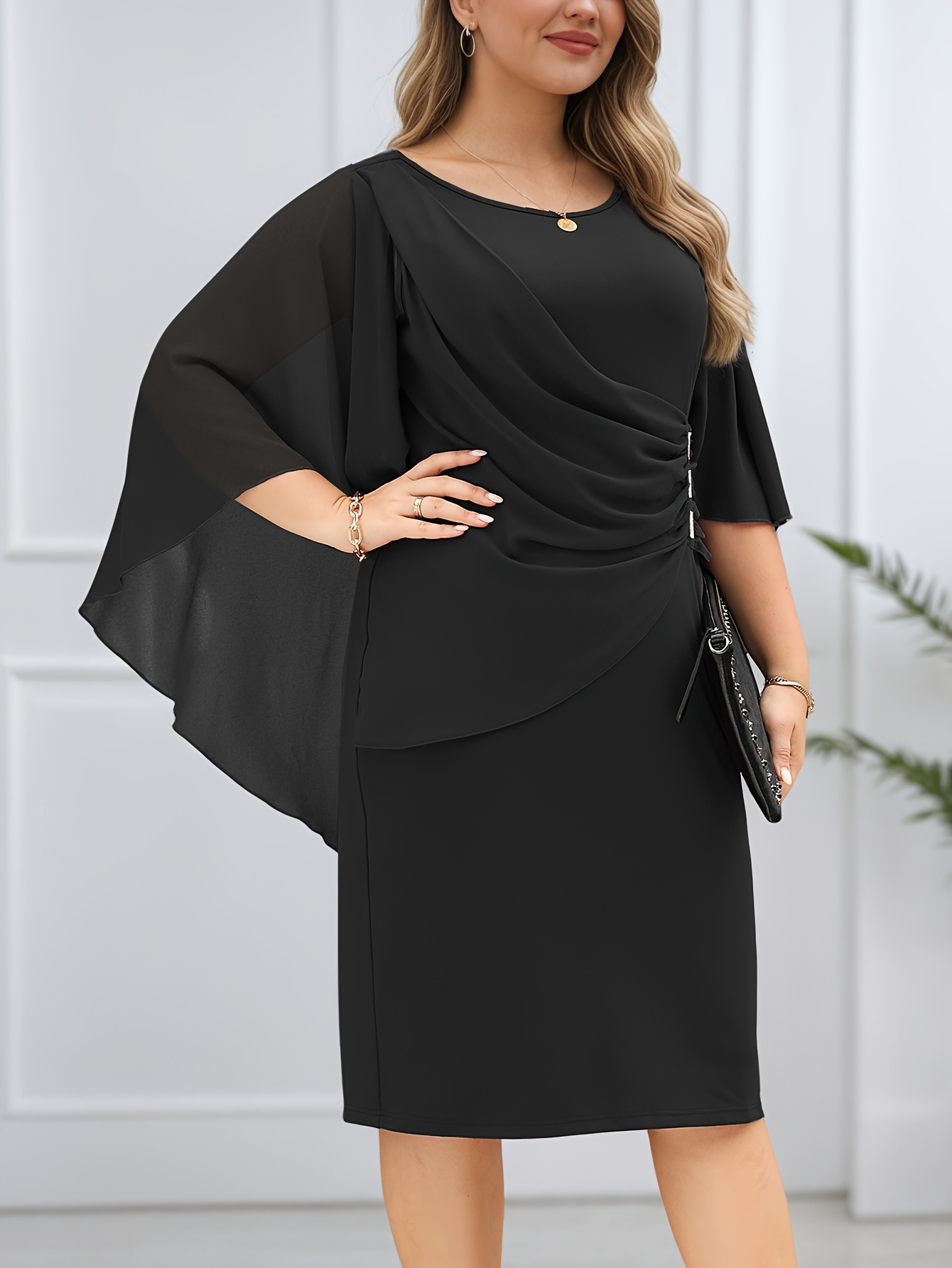 banana republic black midi dress Such A Tease Dress (Purple)