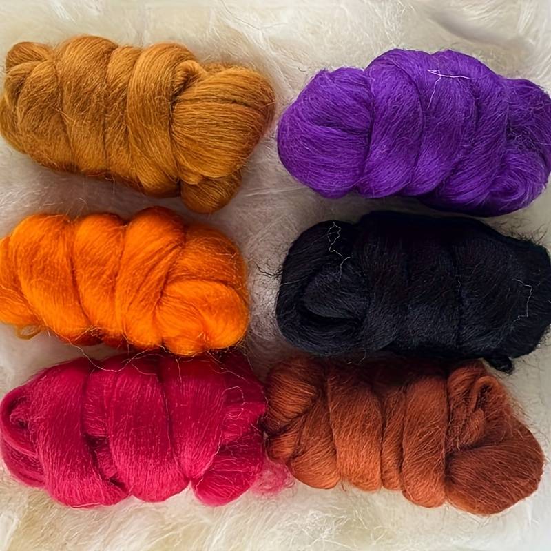 Red Merino Wool Roving - Top For Spinning, Needle Felting, Wet Felting Crafts