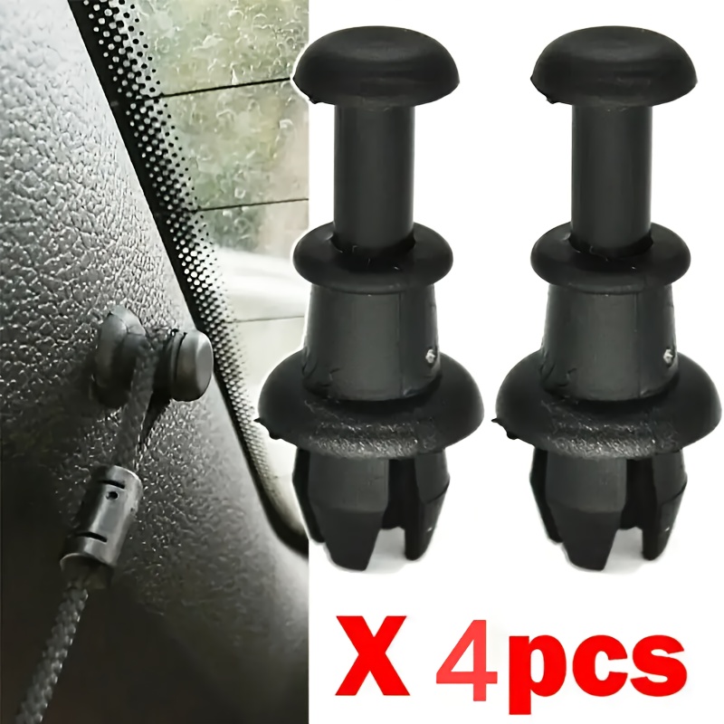 2/4pcs Auto Package Rack Trunk Lanyard Sling Fastener For Golf Mk6 Mk5 R20 For A3 8p8v 2003-2020 Q2 Q3 F3 Q5 8r Rear Case Cargo Parcel Rack Rope Clamp Pivot Rope Cargo Partition With Luggage Retainer