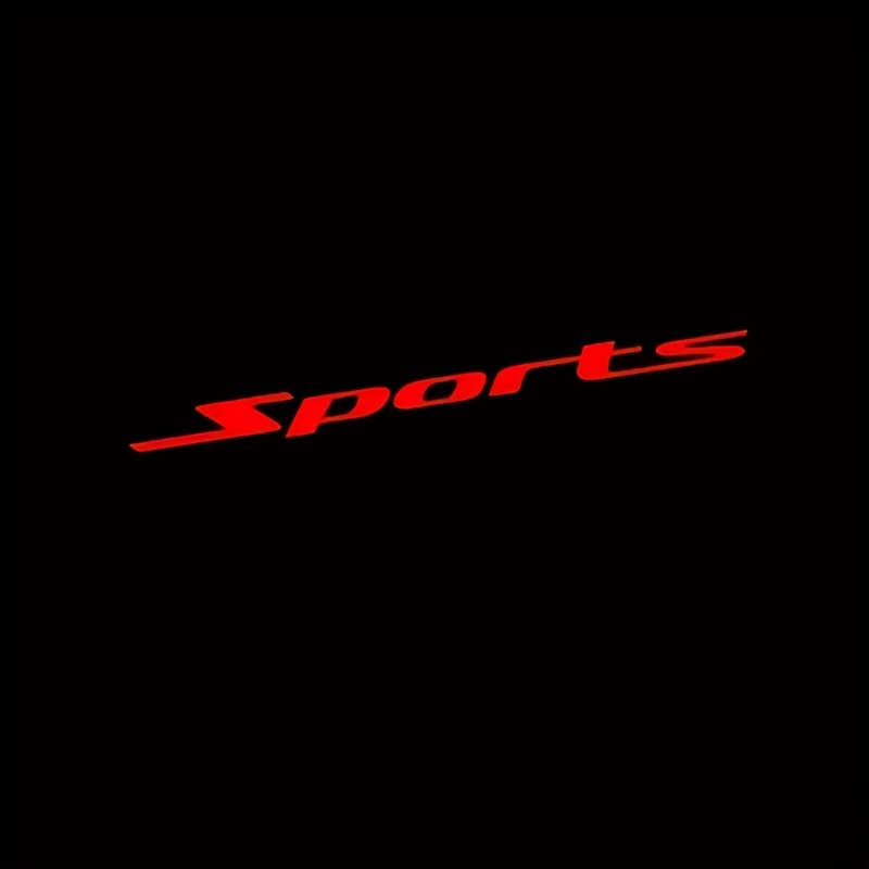 Image of 1pc"sport" And Stickers - Letter Reflective Stickers, Sunshade And Windshield Stickers - For Cars & Motorcycles - Visibility & Protection - Great Gift For Car Enthusiasts
