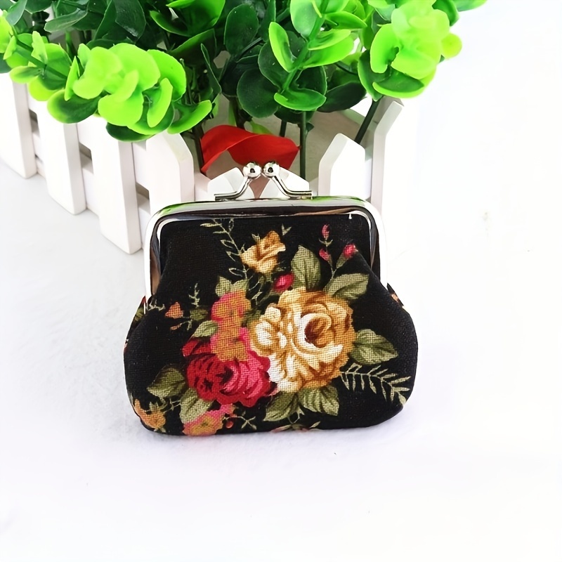 Rose Coin Purse Change Purse Lipstick Bag Key Bag As A Gift To The