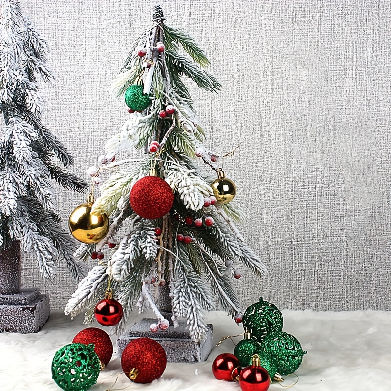 

Christmas Tree Set, - Assorted Plastic Shatterproof , And , For And Halloween Decorations, No Or Batteries