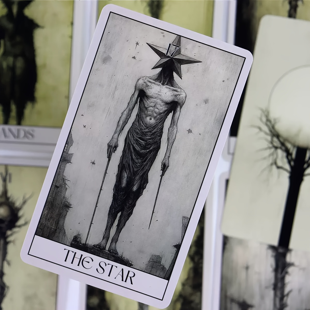 1pc mystical horror tarot cards deck card for   power exploration   perfect board game accessory festival gift halloween and christmas gifts  