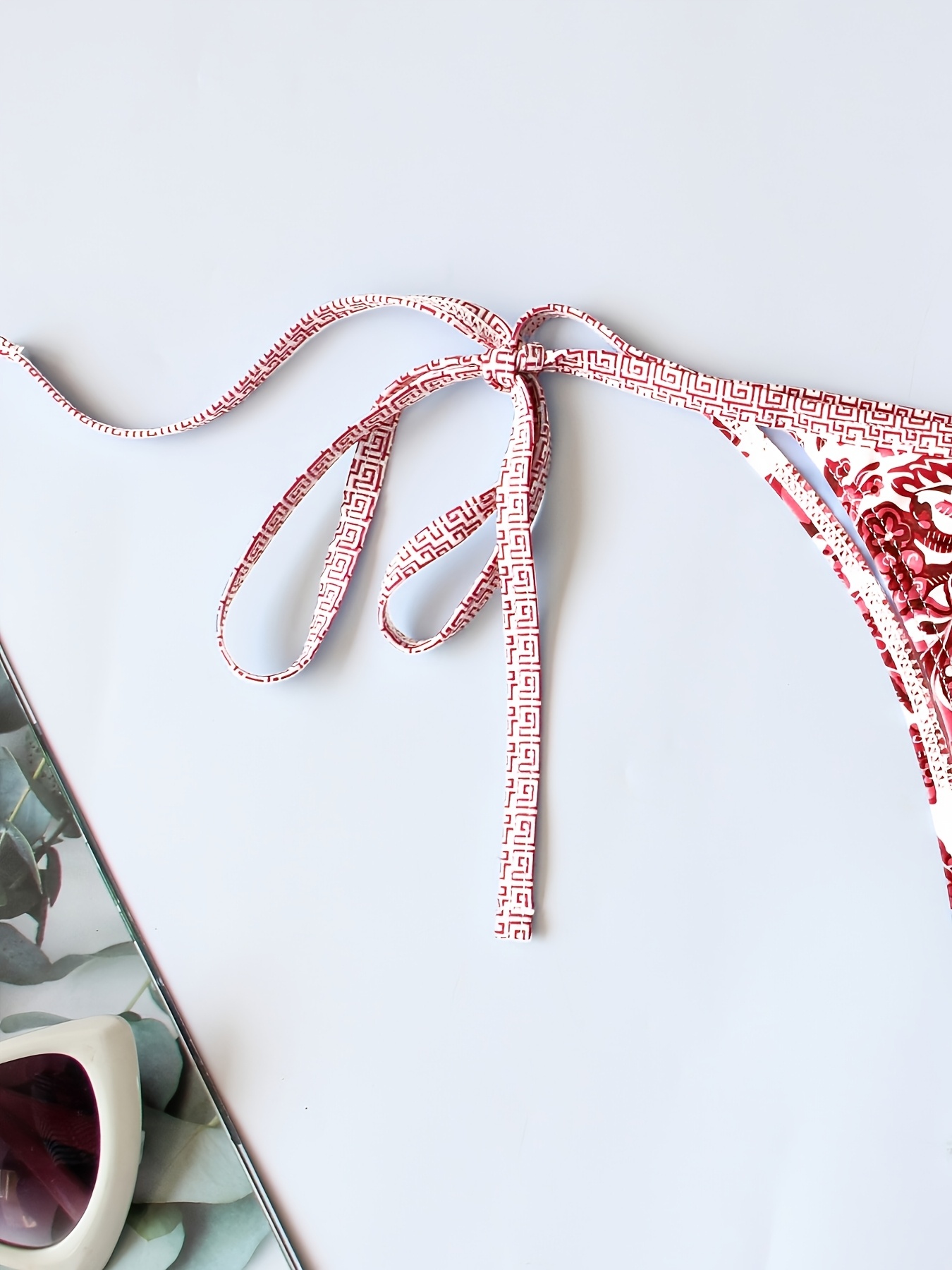 Blue and White Porcelain Women's Fashion Bikini Swimsuit