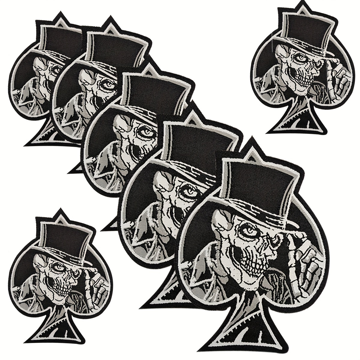 

Gentleman In Top Hat Embroidered Patch Appliqué - Self-adhesive Iron-on Decorative Patches For Denim Jackets & Clothing Repair, Mixed Color - Available In 1pc/2pc Options